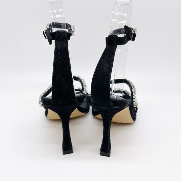 Marc Fisher Women's Black Dezzi Square Toe Stiletto Heeled Sandal Size 6M - Picture 4 of 12